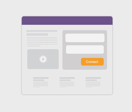 Création landing page