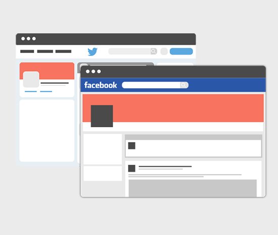 Habillage des réseaux sociaux